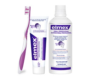 PreviDent toothpaste tube, Colgate total tube, and Colgate Sensitive tube product images